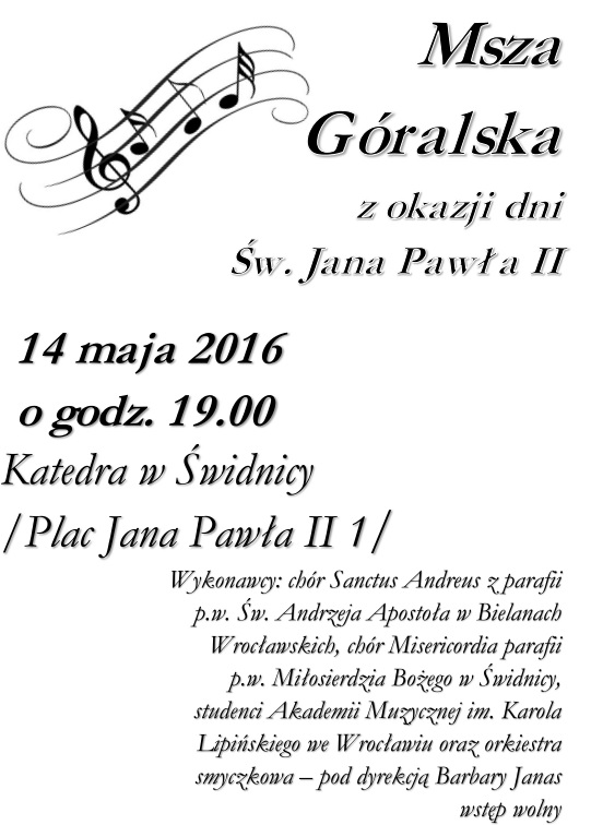 Plakat koncert