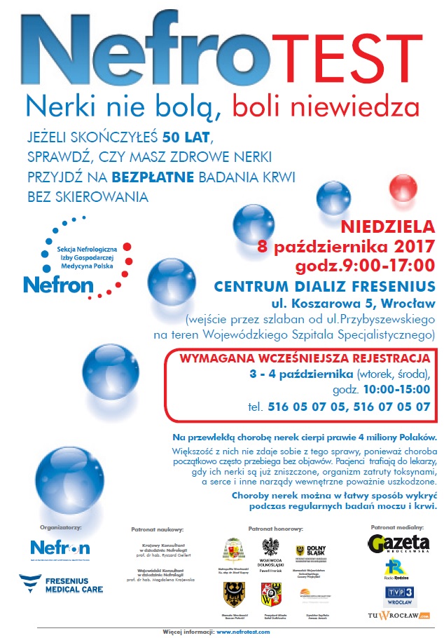 Plakat badania nerek