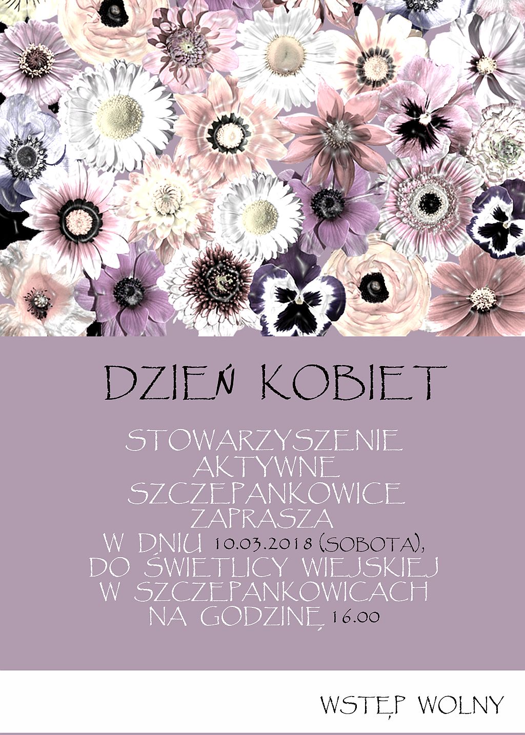 Plakat dzień kobiet