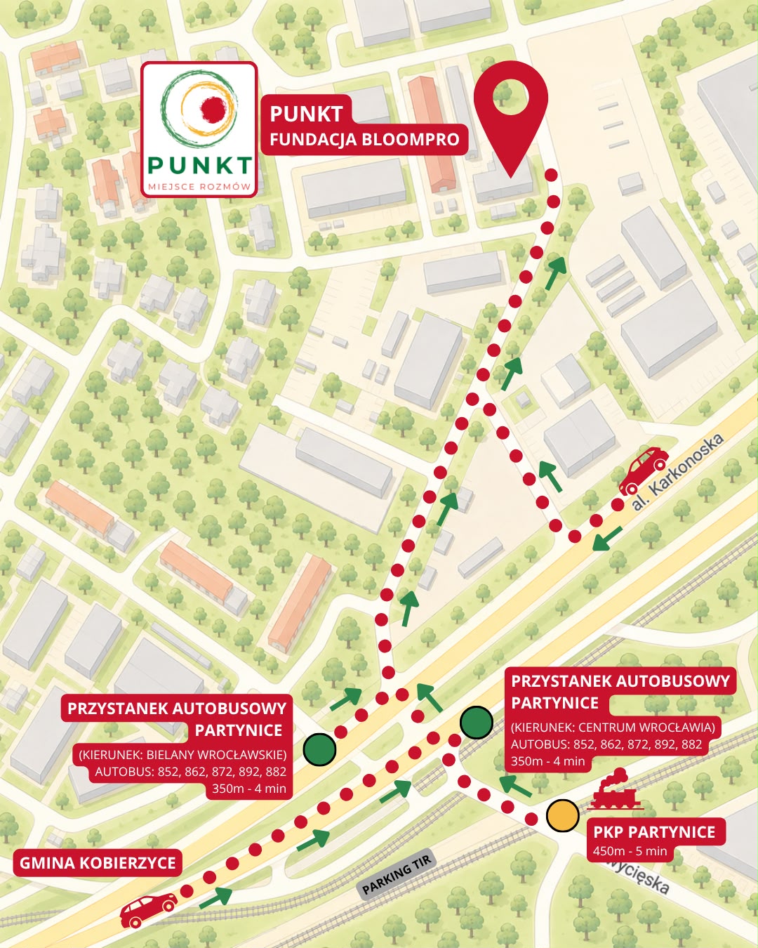 mapa lokalizacji Punkt-u