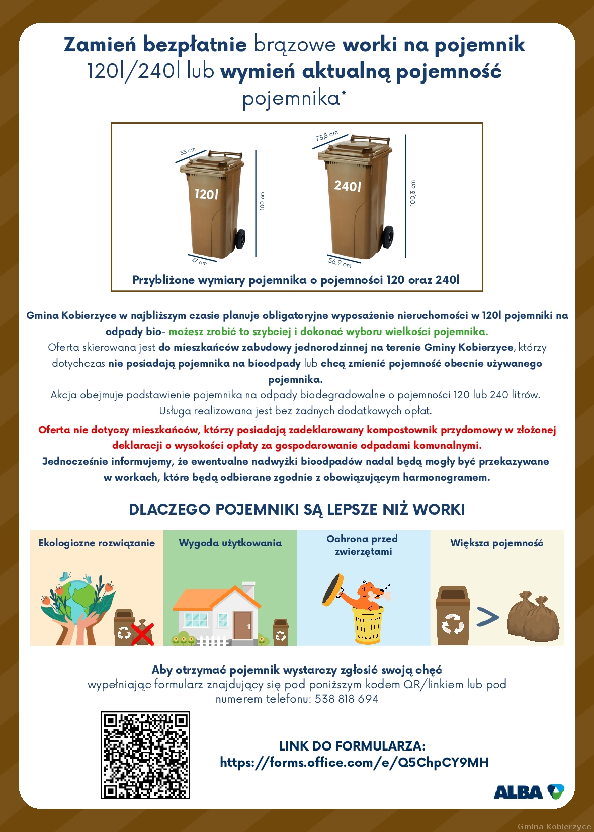 Ulotka bio zamień kubeł