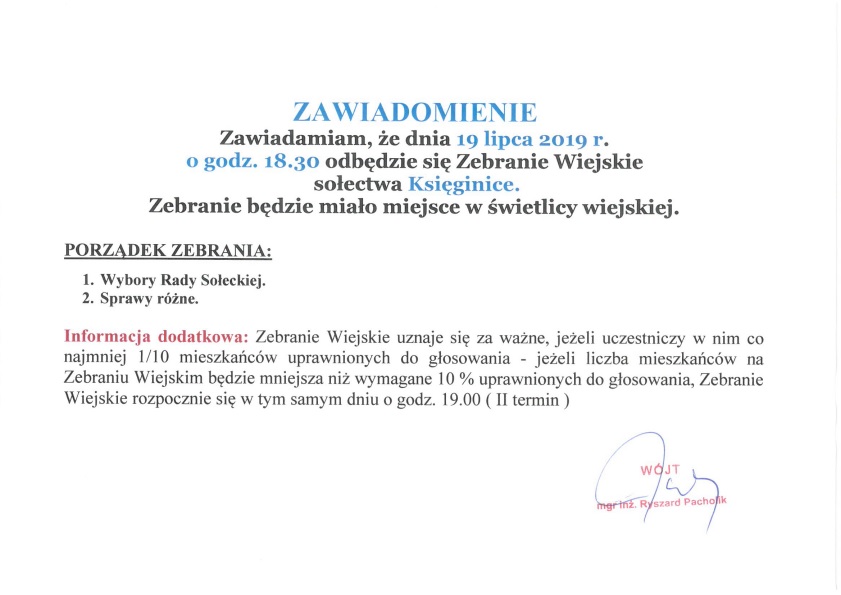 Zawiadomienie