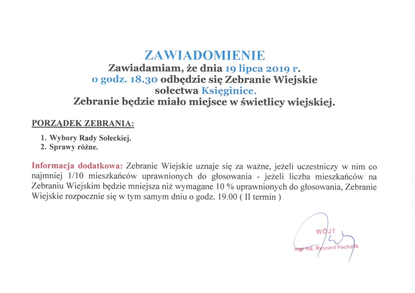 Zawiadomienie