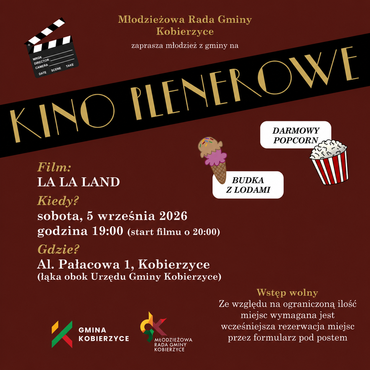 plakat kino plenerowe MRG