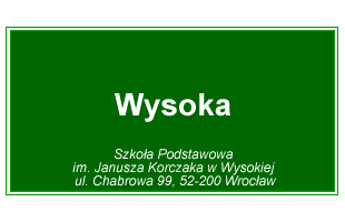 Tablica Wysoka